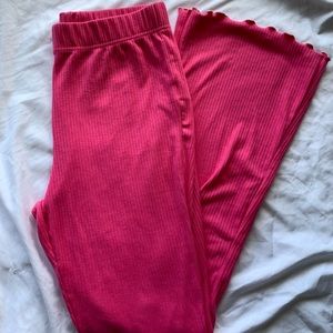 Wild Fable Pink Flare Leggings